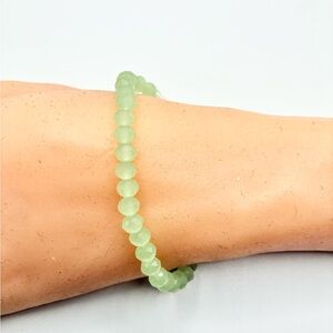 Green Beaded Bracelet